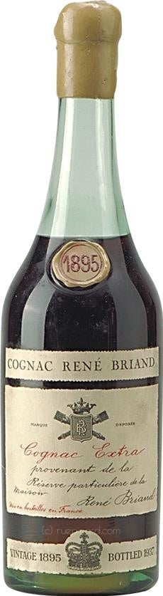 René Briand Cognac Extra 1895, Bottled 1937 - Rue Pinard