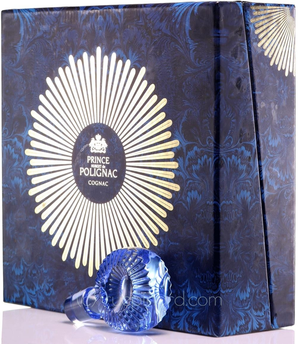 Prince Hubert de Polignac Blue Crystal Cognac with Carafe & Presentation Box (Limited Edition) - Rue Pinard