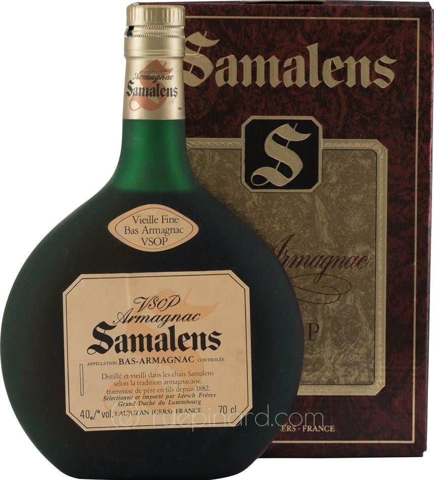 Samalens Vieille Fine V.S.O.P. Bas-Armagnac NV - Housed in Original Carton Box - Rue Pinard