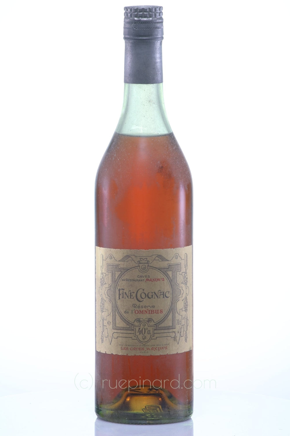 1920s Maxim's Cognac, Caves du Restaurant, Réserve de l'Omnibus - Rue Pinard