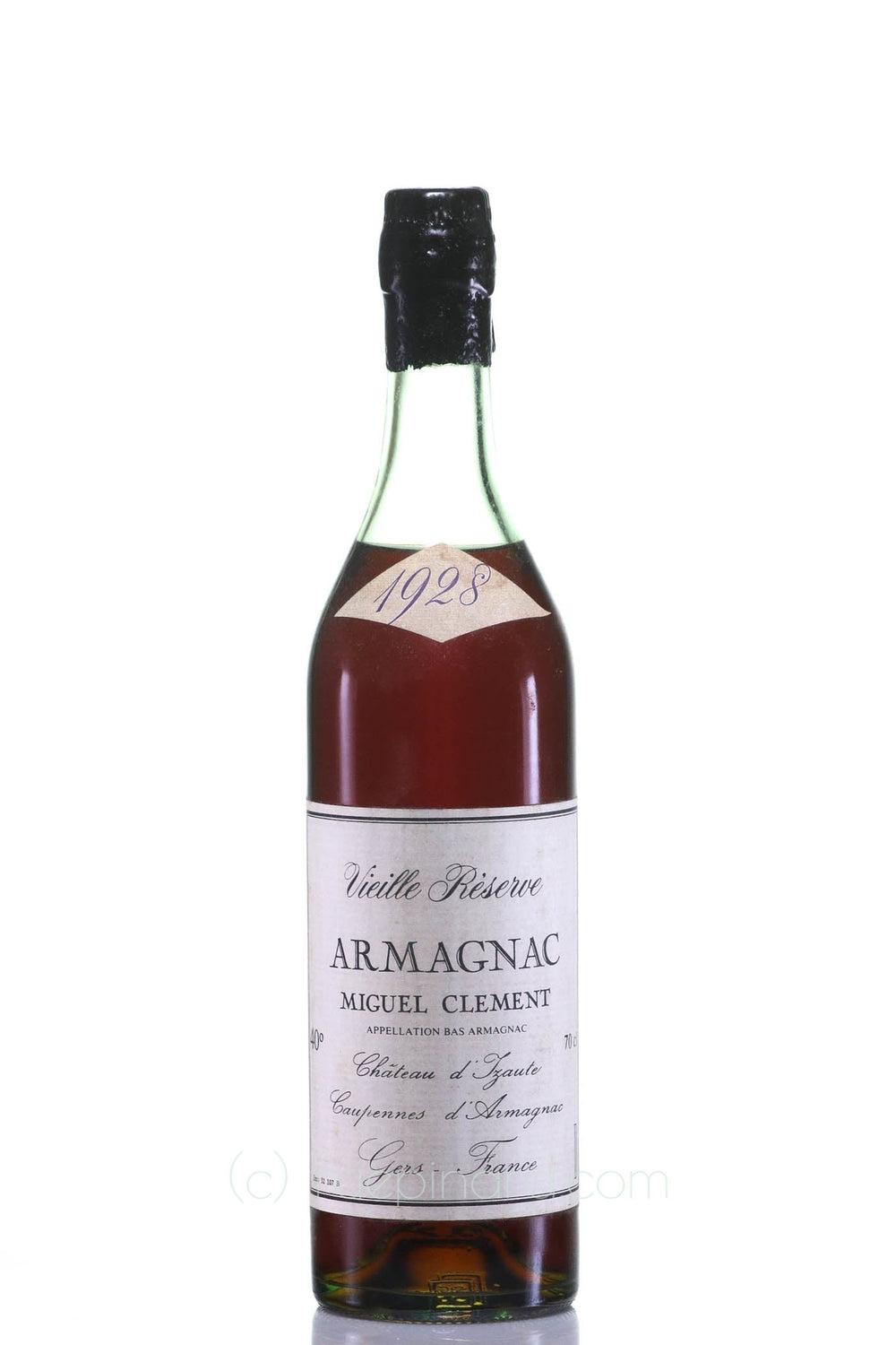 Miguel Clement 1928 Bas-Armagnac Vieille Réserve Château D'Yzaute Armagnac - Rue Pinard
