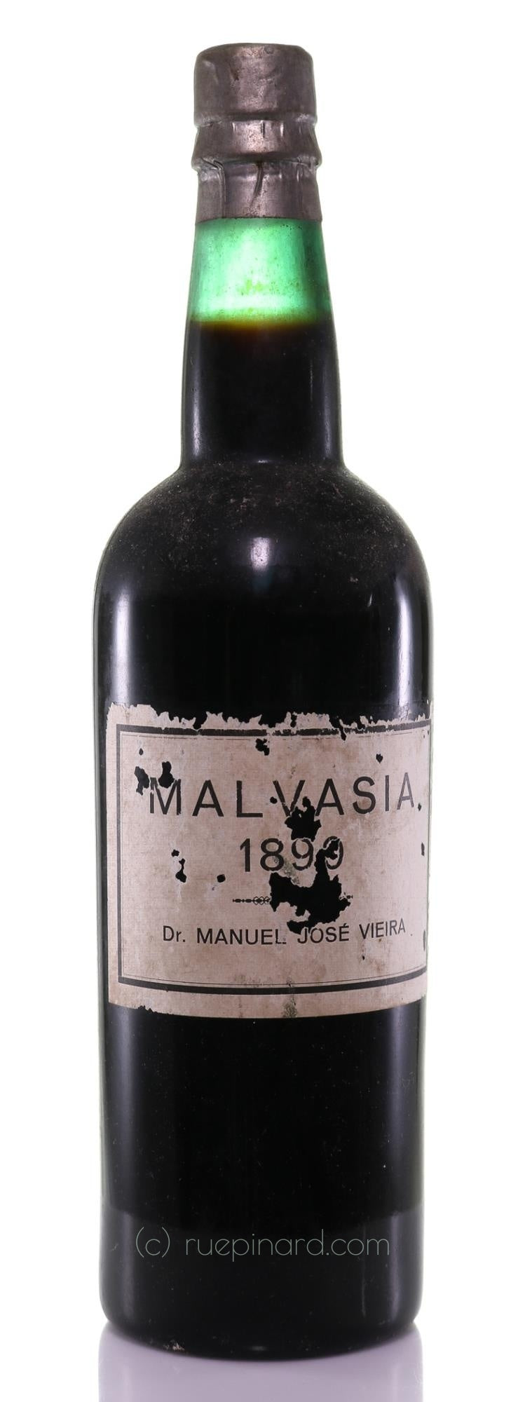 1890 Vieira Madeira Dr. Manuel José Malvasia Rare Vintage Spirit - Rue Pinard