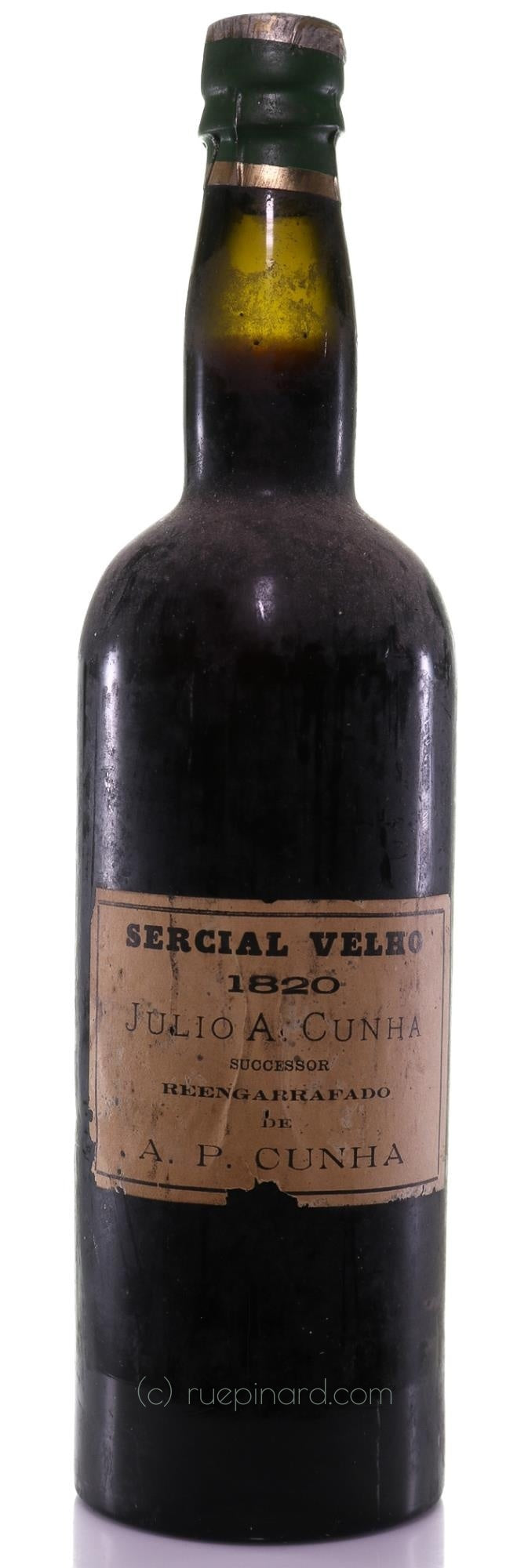1820 Sercial Cunha Madeira, A.P. Cunha - Velho Madeira - Rue Pinard