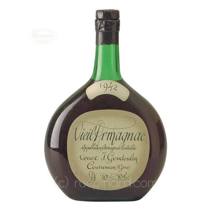 Armagnac 1942 Goudoulin Veuve J. - LegendaryVintages