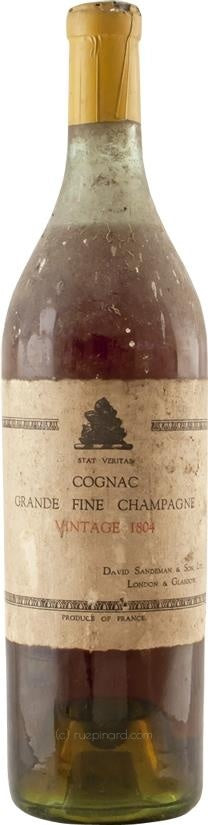 1804 David Sandeman Fine Champagne Cognac, Grande Fine Champagne - Rue Pinard