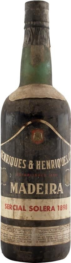 1898 Henriques & Henriques Sercial Madeira - Rue Pinard