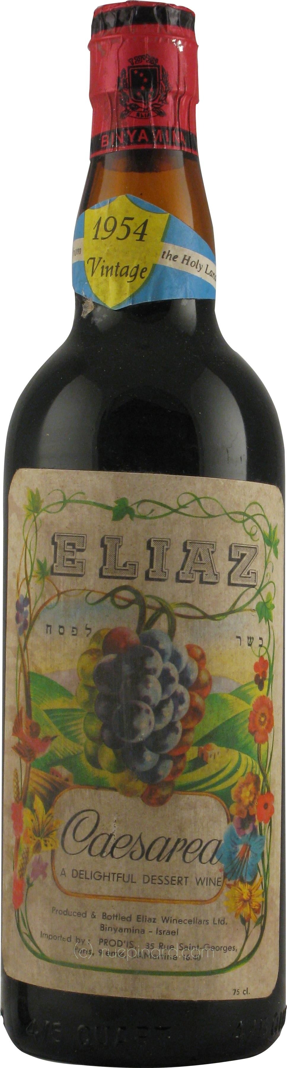 1954 Eliaz Vin de Dessert Wine, Caesarea Region - Rue Pinard