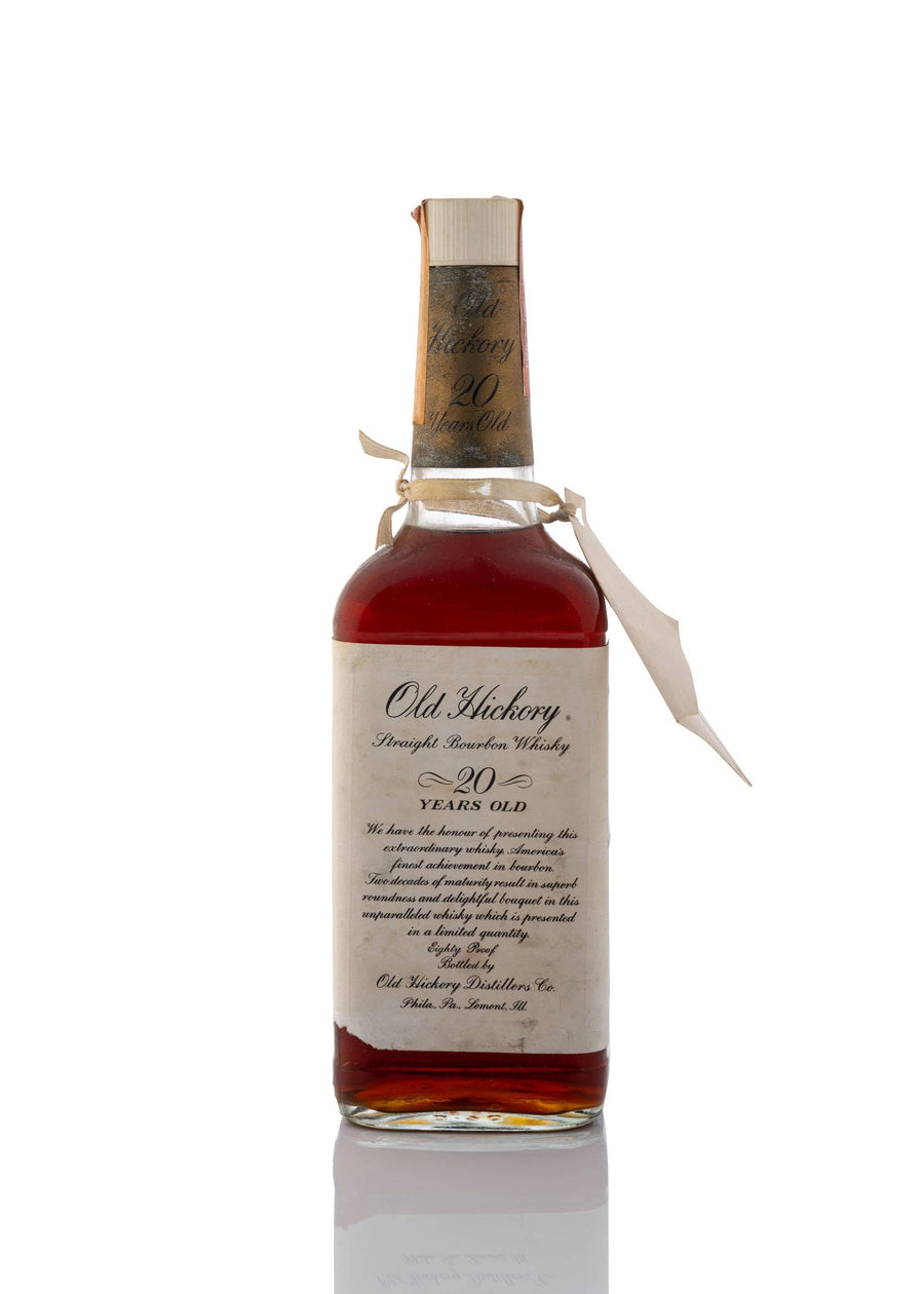 Old Hickory 20 Years Old Straight Bourbon Whiskey 1950s - Rue Pinard