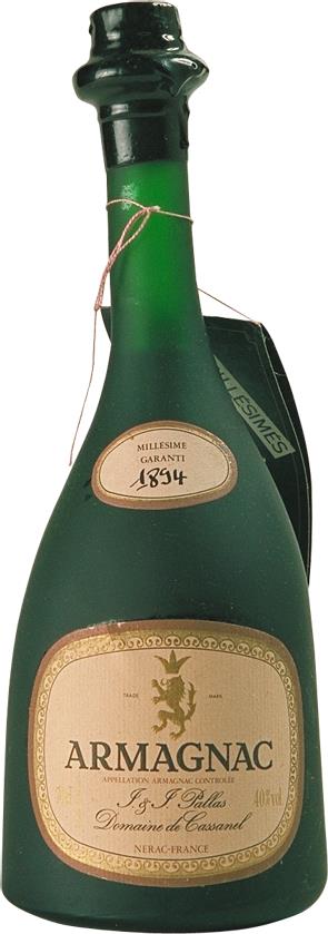 Pallas J. & J. Distillery Domaine de Cassanel 1894 Armagnac - Rue Pinard
