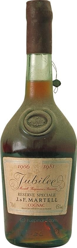 Martell Réserve Spéciale Jubilée 1906 - 981 Cognac, 600 Bottles #49 - Rue Pinard