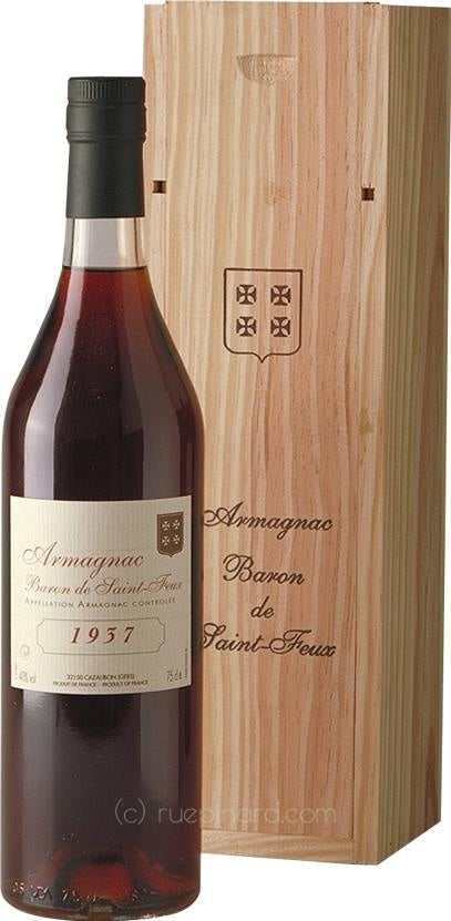 1937 Baron de Saint-Feux Armagnac, Grand Bas-Armagnac, Bottle 1997 - Rue Pinard