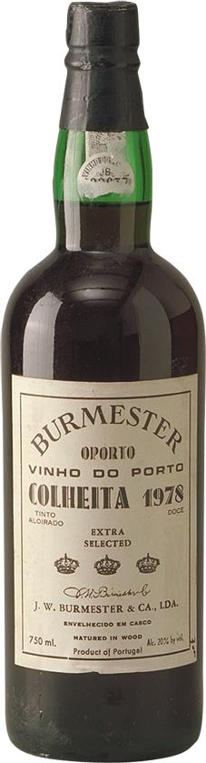 1978 Burmester & Co J.W. Colheita Port - Extra Selected, Porto - Rue Pinard