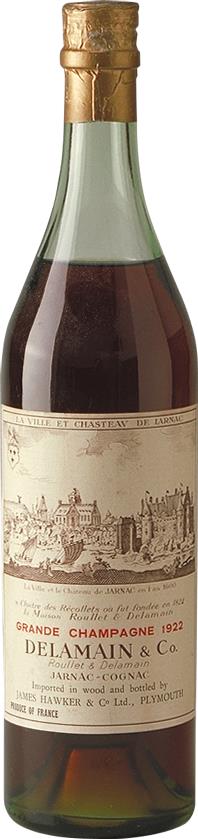 Delamain 1922 Grande Champagne Cognac by James Hawker &amp; Co Ltd, Plymouth - Rue Pinard