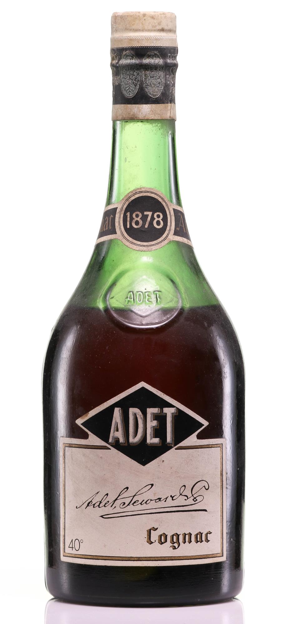 Adet Seward & Co Cognac 1878 Vintage Spirits - Rue Pinard