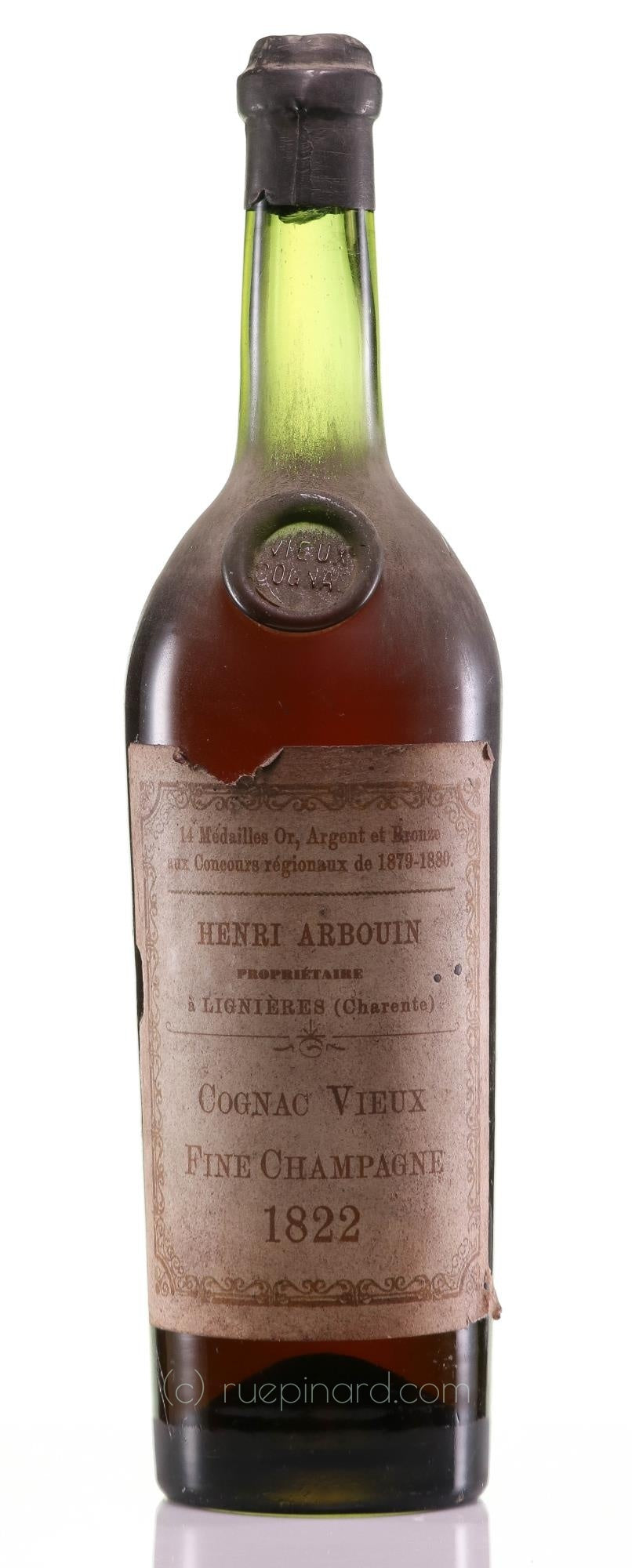 Henri Arbouin 1822 Cognac Non-Vintage - Rue Pinard
