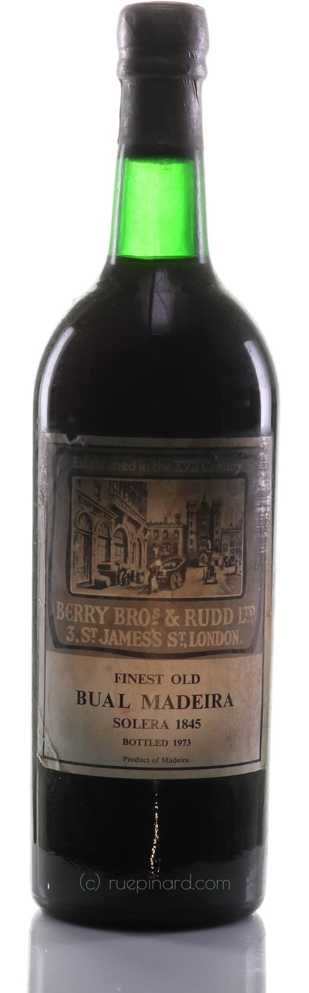 Berry Bros. & Rudd Madeira 1845 Bual Solera - Rue Pinard