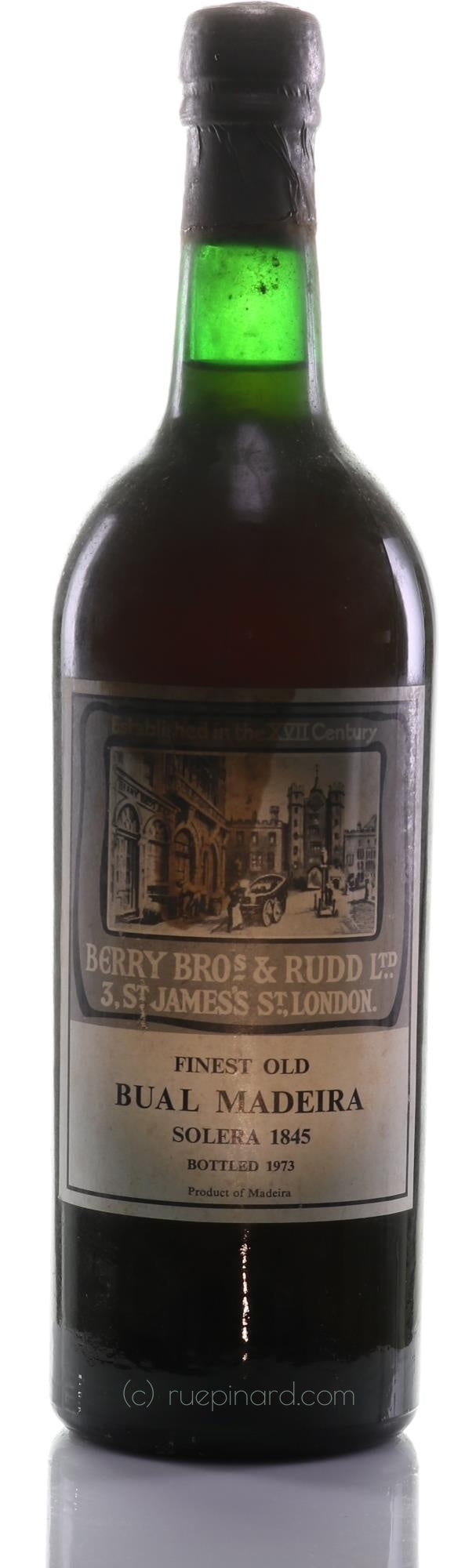 Berry Bros. & Rudd Madeira 1845 Bual Solera - Rue Pinard