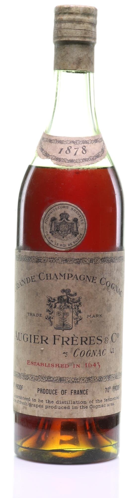 1878 Augier Frères Grande Champagne Cognac - Rue Pinard