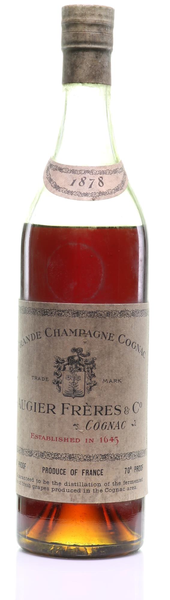 1878 Augier Frères Cognac, Grande Champagne Region - Rue Pinard