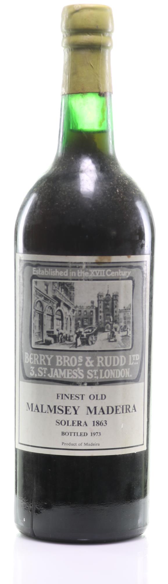 Berry Brothers & Rudd 1863 Malmsey Madeira - Rue Pinard