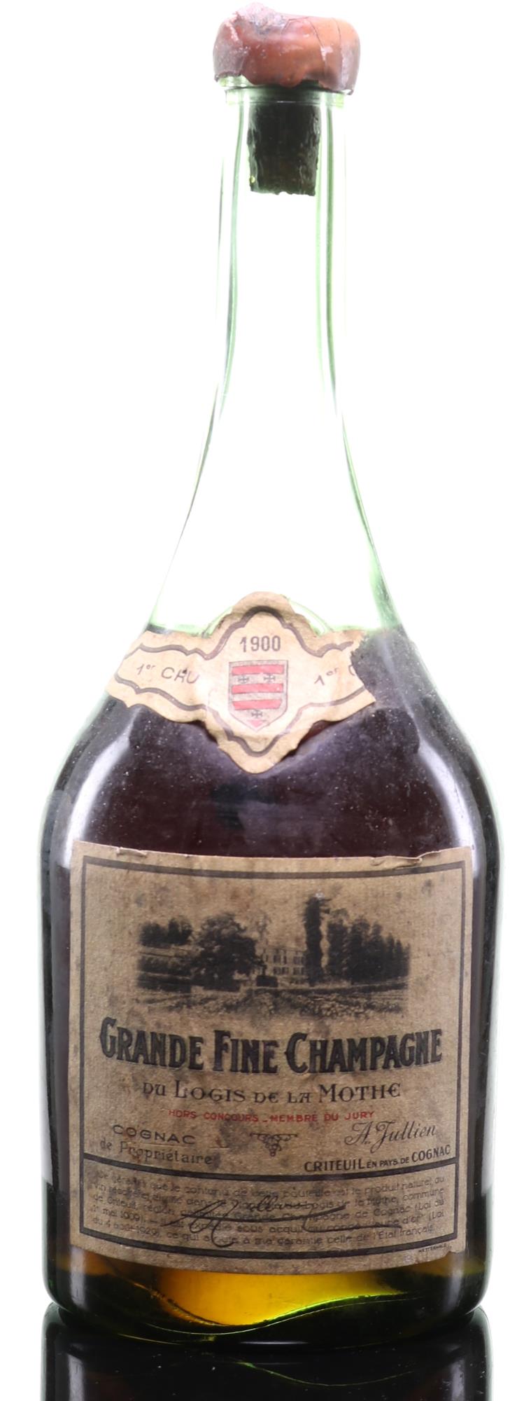 1900 Logis de la Mothe Grande Fine Champagne Cognac - Rue Pinard