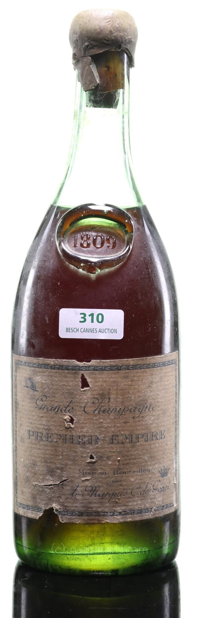 Grand Champagne Premier Empire Cognac - Marquis de Genet - 1809 Vintage - 95 Points Wine Enthusiast - Rue Pinard