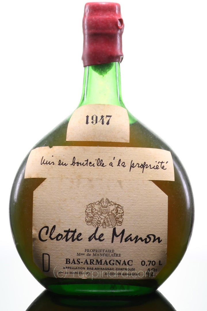 1947 Domaine Clotte de Manon Bas-Armagnac - Rue Pinard