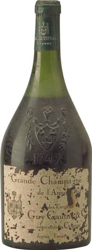 Gautier & Co Grande Champagne 1864 Cognac - Rue Pinard