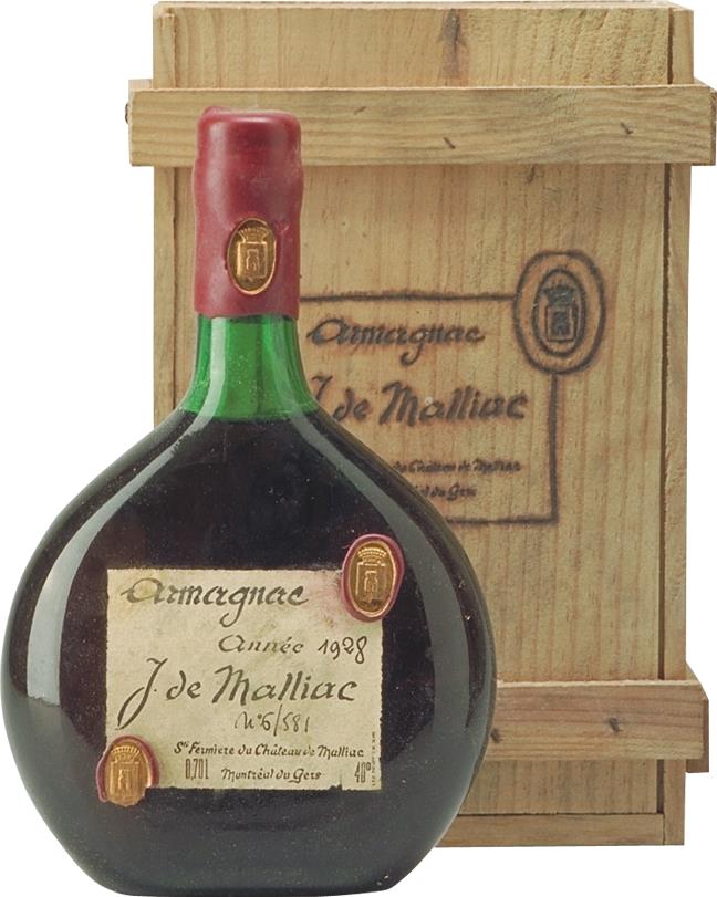 1928 Malliac Armagnac - Ténaréze - No. 6 of 581 - with Original Wooden case - Rue Pinard