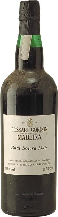 Cossart Gordon & Co Centenary Bual Solera Madeira 1845 - Rue Pinard