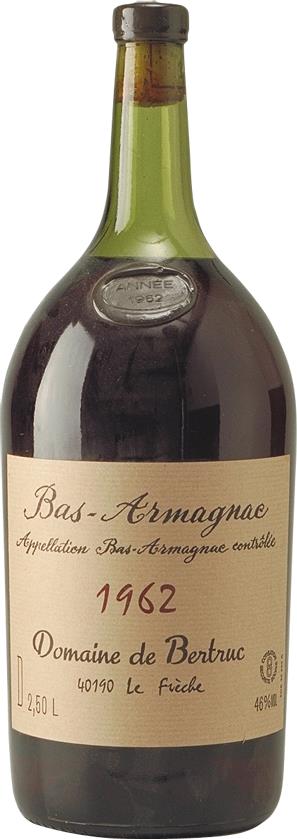 Domaine de Bertruc 1962 Armagnac, Bottled 1985. - Rue Pinard