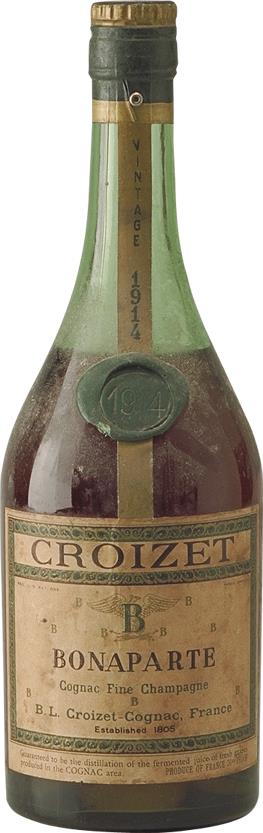 1914 Croizet B. Léon Cognac Fine Champagne Cognac - Rue Pinard