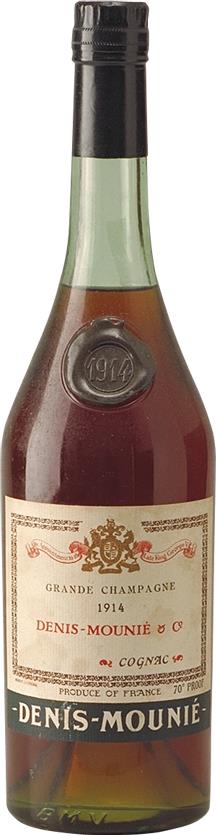 1914 Denis-Mounié Cognac Grande Champagne (pre-1930 Bottling) - Rue Pinard