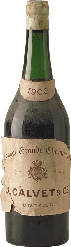 Calvet & Co Cognac 1900 Grande Champagne by J. Grande - Rue Pinard