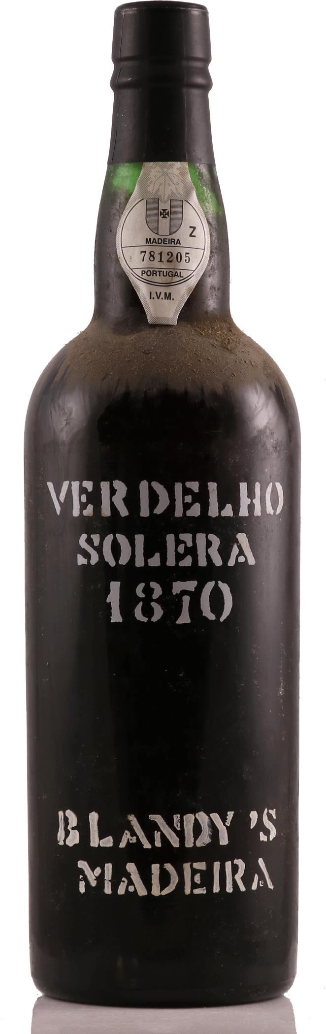 Blandys' 1870 Verdelho Solera Madeira - Rue Pinard