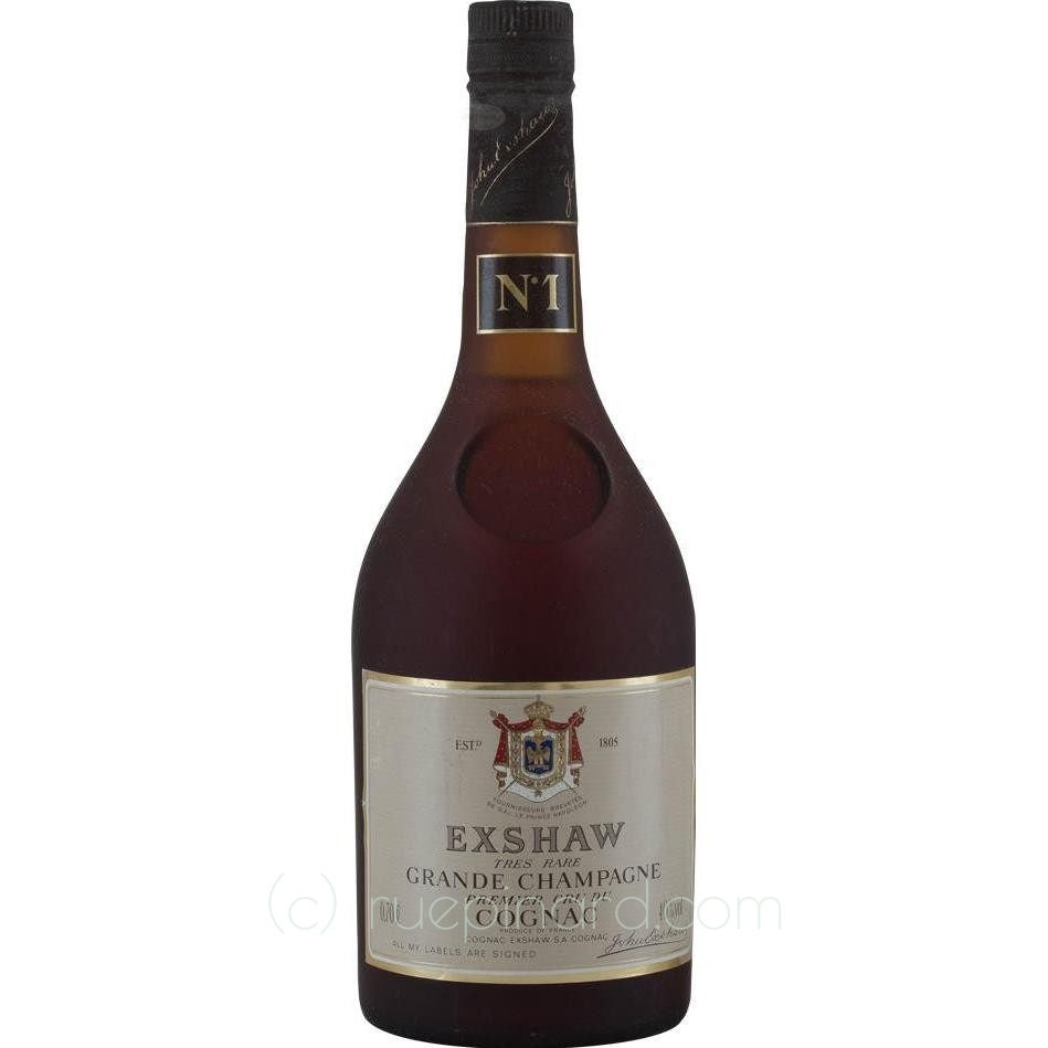 Cognac John Exshaw Grande Champagne 1980s SKU 5747