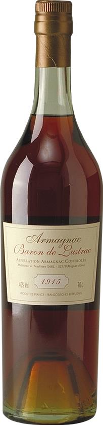 Baron de Lustrac 1915 Grand Bas-Armagnac Cognac - Rue Pinard