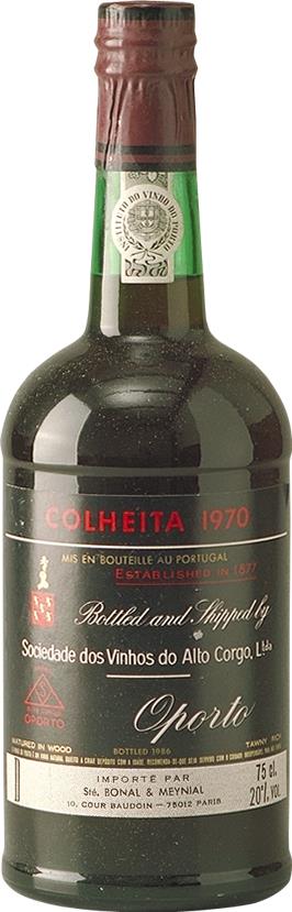 1970 Sociedade dos Vinhos do Alto Corgo Colheita Port, Aged & Bottled 1986 - Rue Pinard