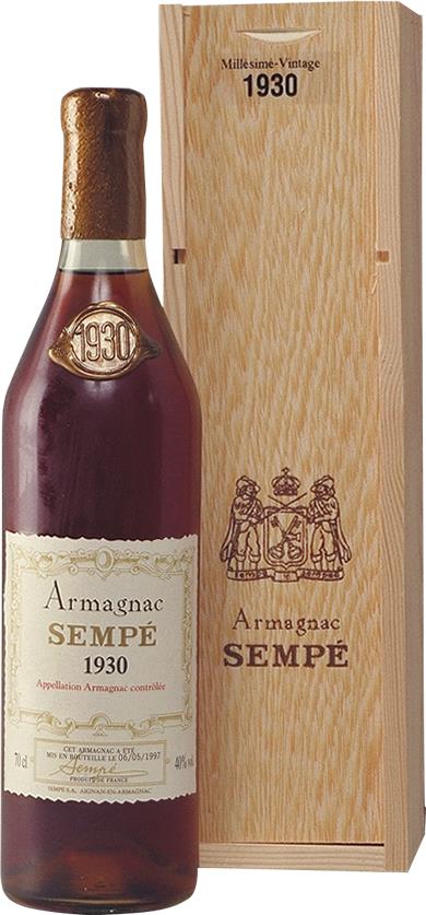 Sempé Armagnac 1930 - 1997 Vintage in Wooden Case - Rue Pinard