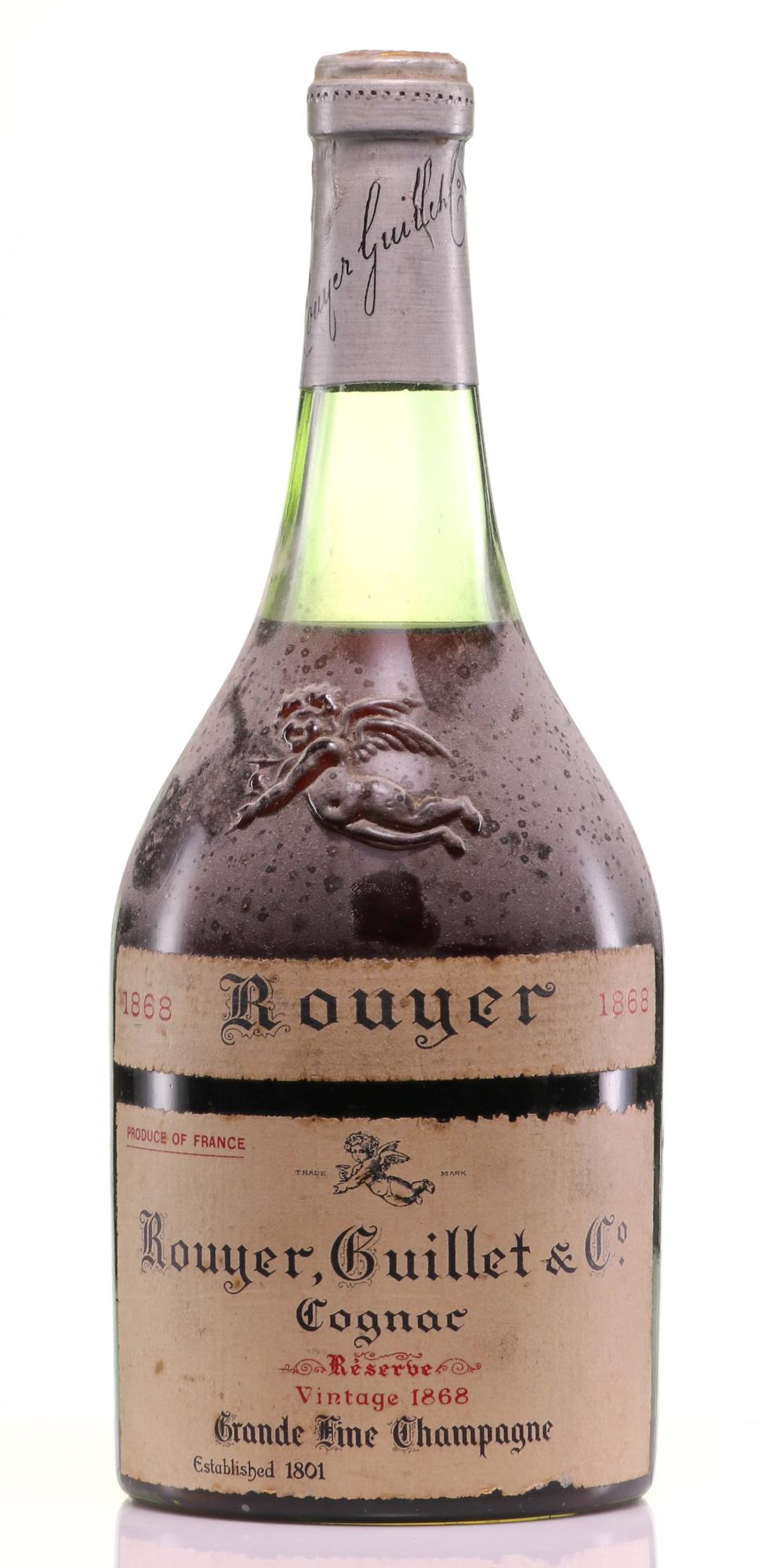 Rouyer Guillet & Co 1868 Cognac (Grande Fine Champagne Grapes) - Rue Pinard