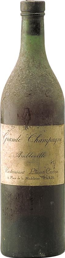 Restaurant Lucas-Carton 1900 Grand Champagne Cognac - Rue Pinard
