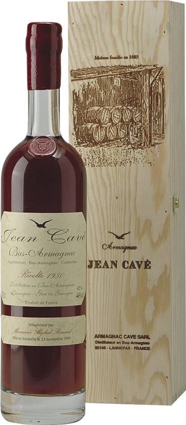 Jean Cavé Armagnac 1950 Vintage, Bottled 1999. - Rue Pinard