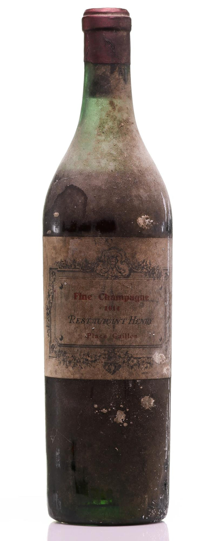 Cognac 1814 Restaurant Henry Fine Champagne, 19th Century Release - Rue Pinard