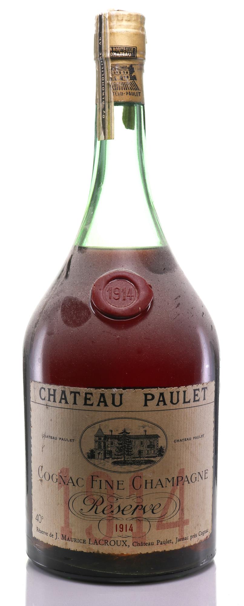 Château Paulet 1914 Fine Champagne Cognac (2L) - Rue Pinard