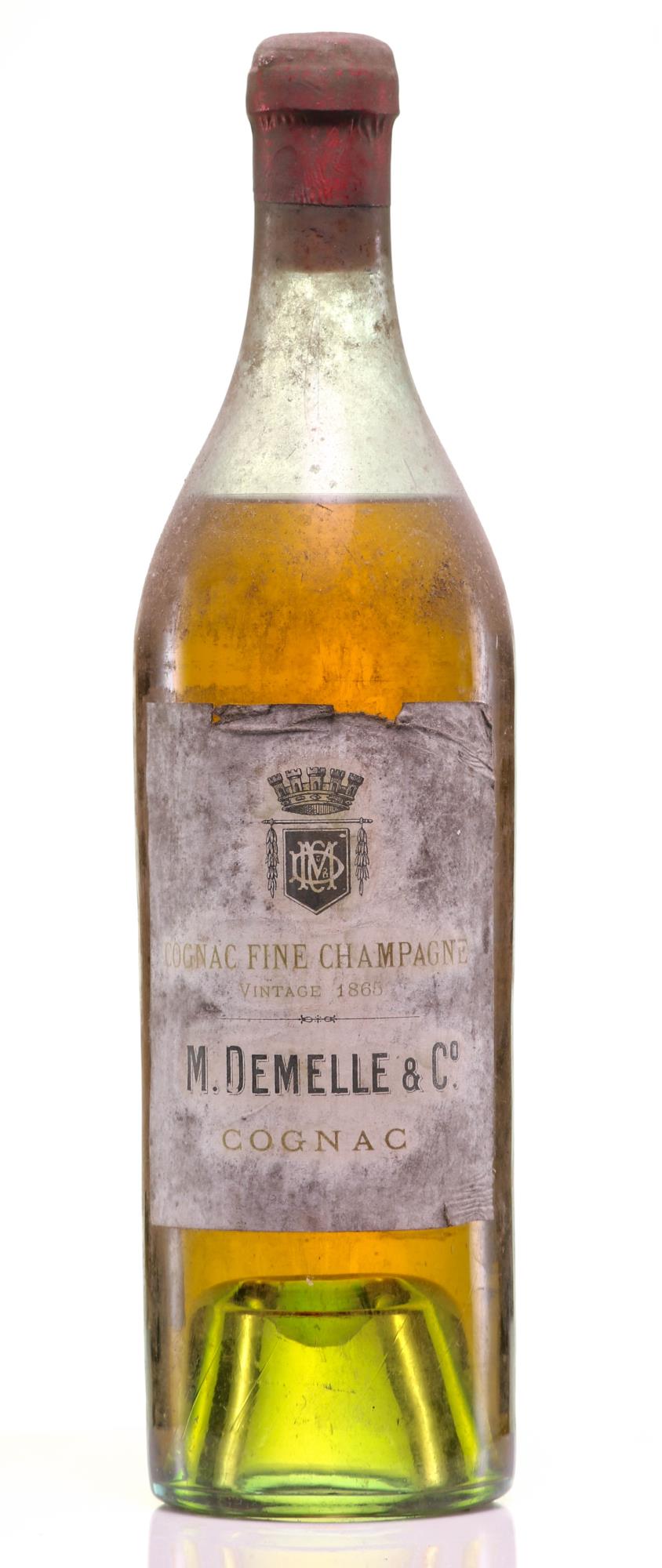 1865 Demelle M. Fine Champagne Cognac - Aged 150+ Years - Rue Pinard