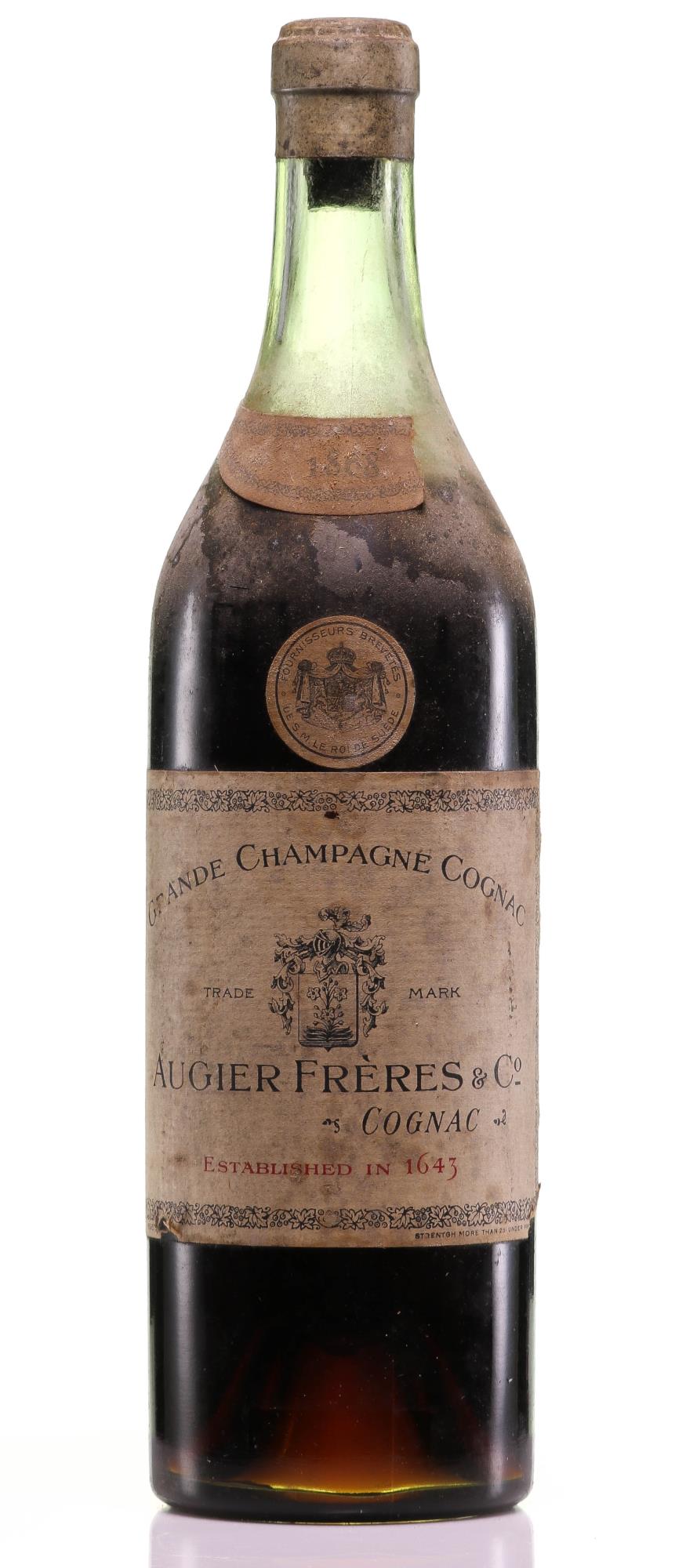 1868 Augier Frères Grande Champagne Cognac - Rue Pinard
