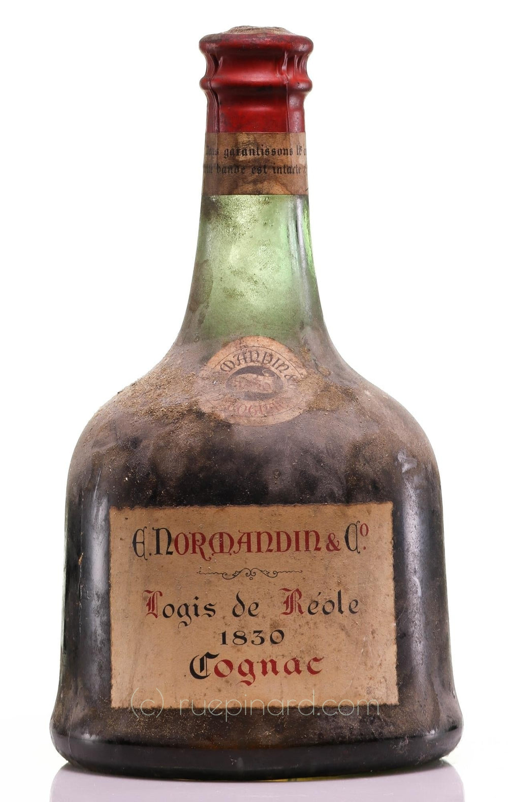 1830 Normandin Cognac 70cl - Grande Champagne, Logis de Réole - 95 Point Wine Enthusiast Rating - Rue Pinard