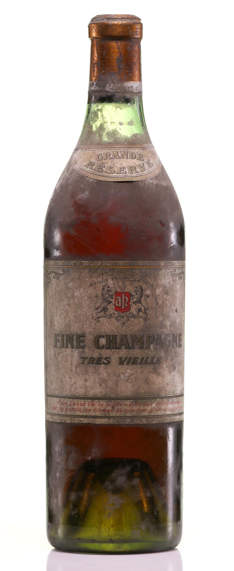 Tres Vieille Cognac Grande Reserve 1890, Fine Champagne Terroir - Rue Pinard