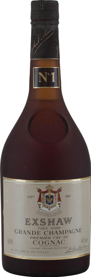 1980 John Exshaw No.1 Grande Champagne Cru Cognac - Rue Pinard