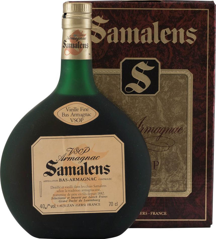 Samalens Vieille Fine V.S.O.P. Bas-Armagnac NV - Housed in Original Carton Box - Rue Pinard